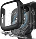 Apple Watch 42MM Hoesje - Hard Plastic Bumper met Tempered Glass - Zwart afbeelding 2