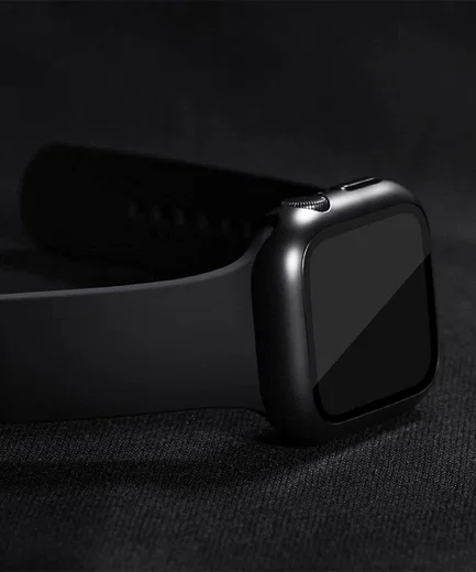Apple Watch 42MM Hoesje - Hard Plastic Bumper met Tempered Glass - Zwart afbeelding 11
