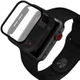Apple Watch 42MM Hoesje - Hard Plastic Bumper met Tempered Glass - Zwart afbeelding 1
