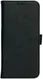 Rosso Deluxe OnePlus 8 Pro Hoesje Echt Leer Book Case Zwart afbeelding 11