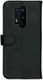Rosso Deluxe OnePlus 8 Pro Hoesje Echt Leer Book Case Zwart afbeelding 9