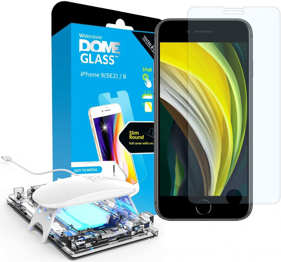 Whitestone Dome Glass Apple iPhone SE 2020 / 2022 Screen Protector afbeelding 1