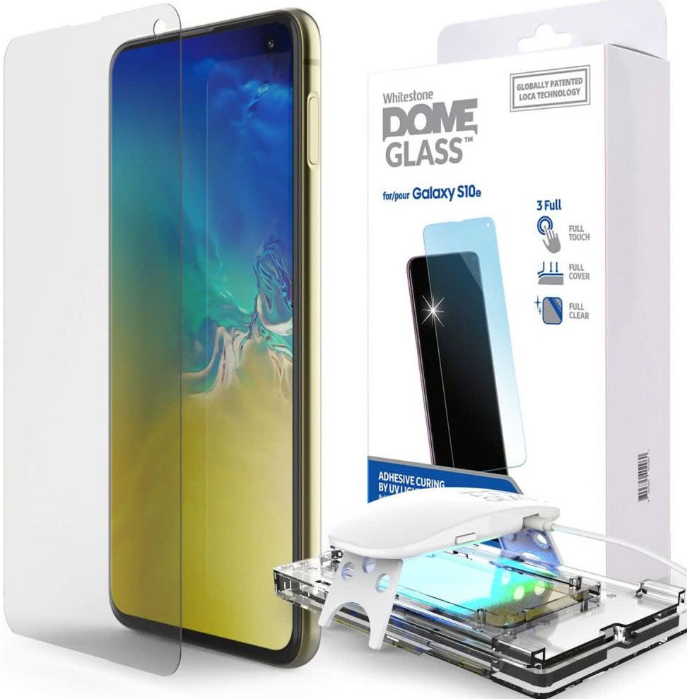 Whitestone Dome Glass Samsung Galaxy S10E Screenprotector afbeelding 1