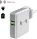 4smarts Powerbank 5.200 mAh met Draadloze Oplader en Reislader Set Wit afbeelding 7