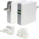 4smarts Powerbank 5.200 mAh met Draadloze Oplader en Reislader Set Wit afbeelding 5