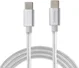 4smarts RAPIDCord USB-C naar USB-C Datakabel 1 Meter Wit afbeelding 1