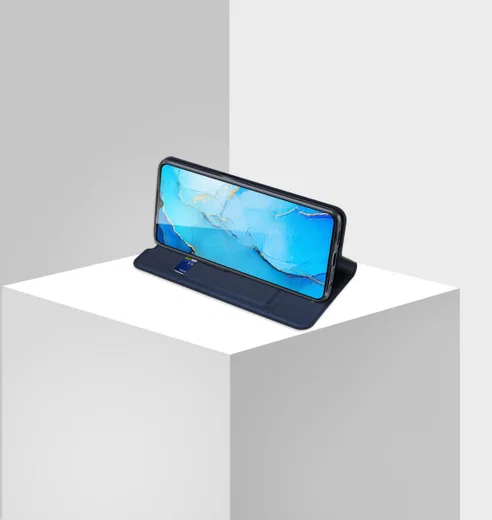 Dux Ducis Skin Pro Series Oppo Find X2 Lite Flip Hoesje Blauw afbeelding 7