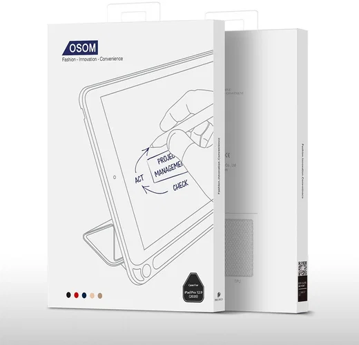 Dux Ducis Osom Apple iPad Pro 12.9 2018 / 2020 Hoesje Tri-fold Zwart afbeelding 10