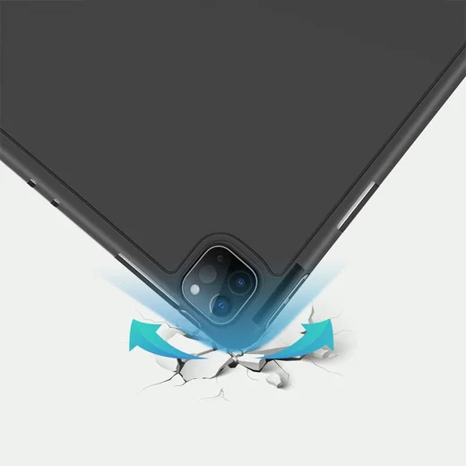 Dux Ducis Osom Apple iPad Pro 12.9 2018 / 2020 Hoesje Tri-fold Zwart afbeelding 8