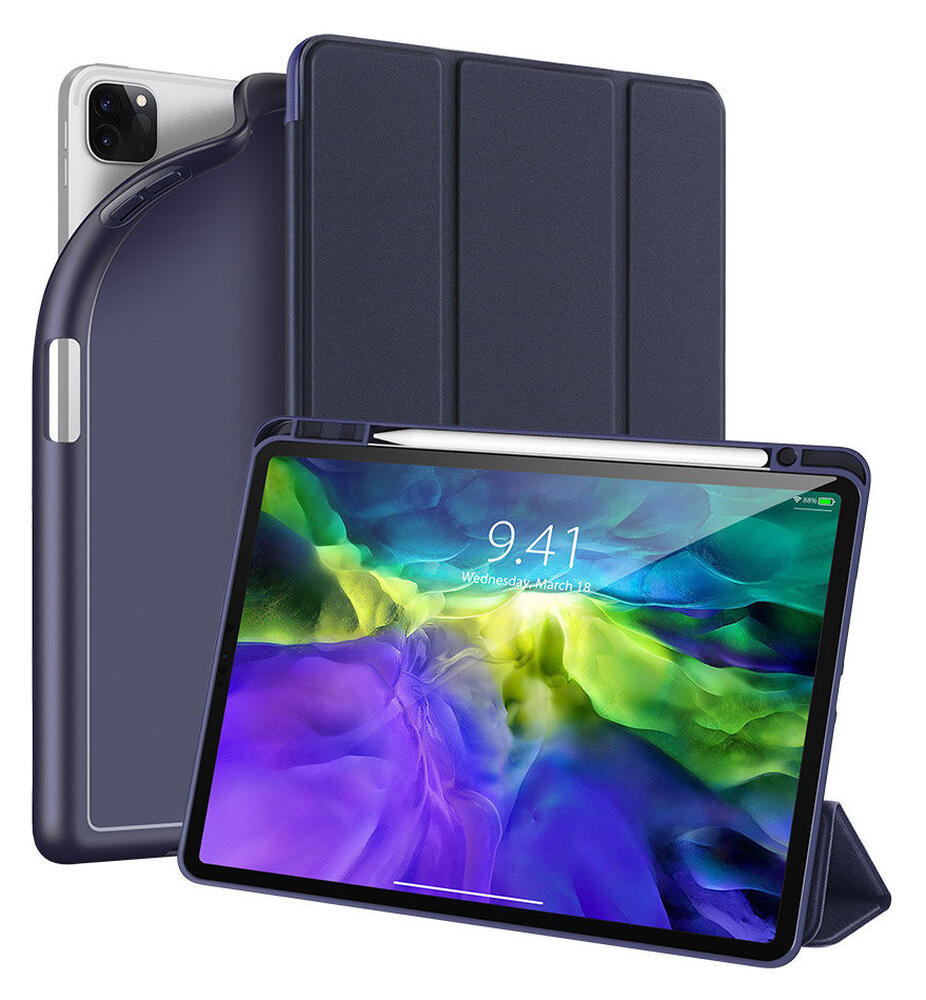 Dux Ducis Osom Series iPad Pro 11 (2018/2020) Hoes Tri-Fold Blauw afbeelding 1