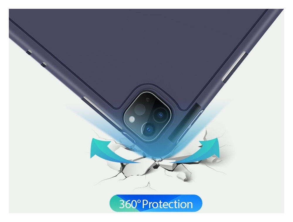 Dux Ducis Osom Series iPad Pro 11 (2018/2020) Hoes Tri-Fold Blauw afbeelding 7