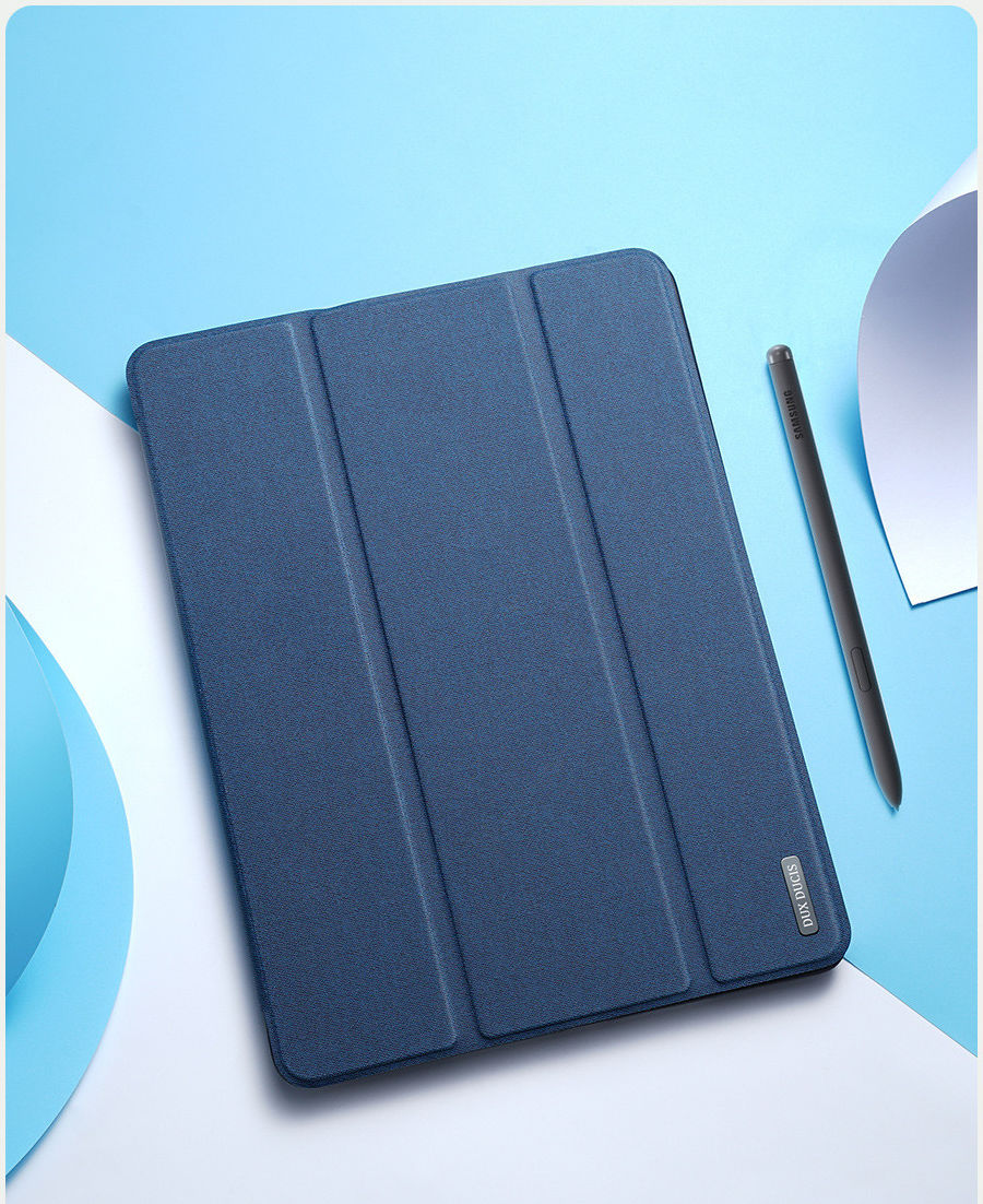 Dux Ducis Osom Series Galaxy Tab S6 Lite Hoesje Tri-fold Blauw afbeelding 3