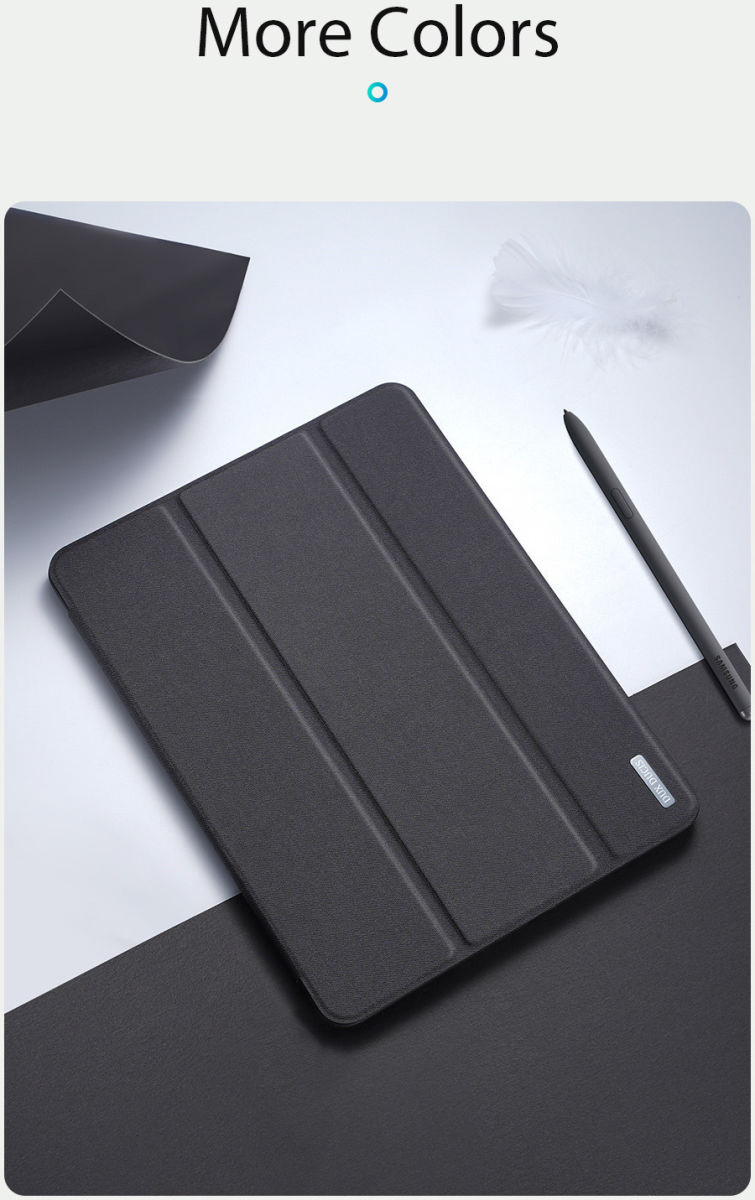 Dux Ducis Osom Series Galaxy Tab S6 Lite Hoesje Tri-fold Blauw afbeelding 14