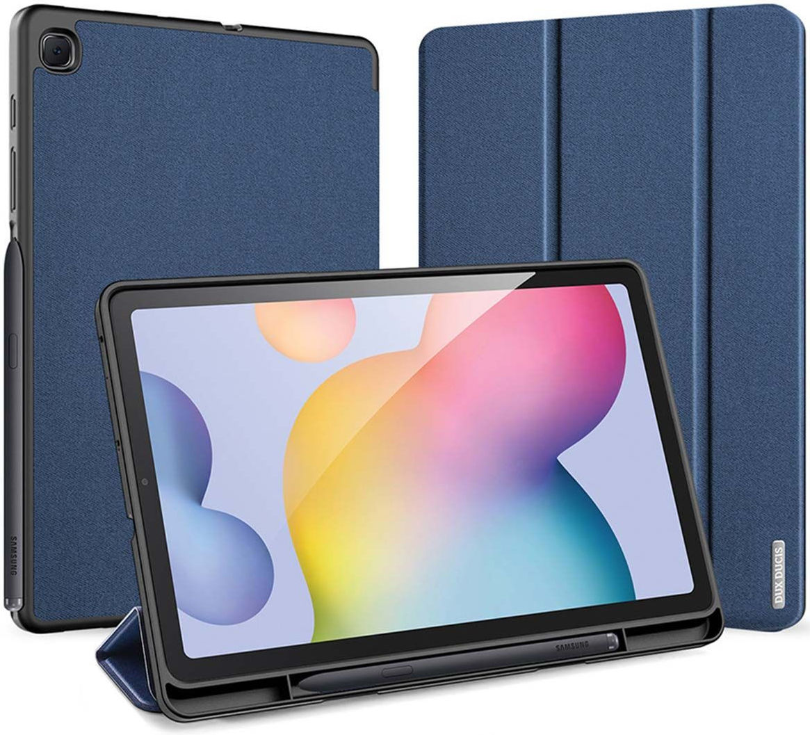 Dux Ducis Osom Series Galaxy Tab S6 Lite Hoesje Tri-fold Blauw afbeelding 1