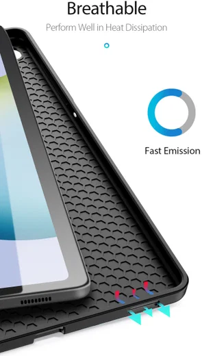 Dux Ducis Osom Series Galaxy Tab S6 Lite Hoesje Tri-fold Blauw afbeelding 10