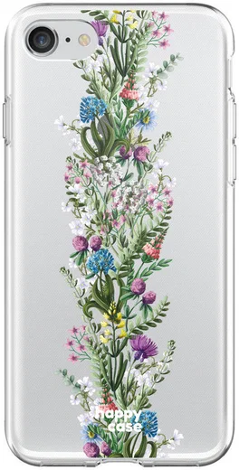 HappyCase Apple iPhone 8 Flexibel TPU Hoesje Floral Print afbeelding 3