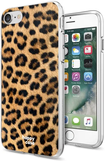 HappyCase Apple iPhone 8 Flexibel TPU Hoesje Wilde Panter Print afbeelding 7