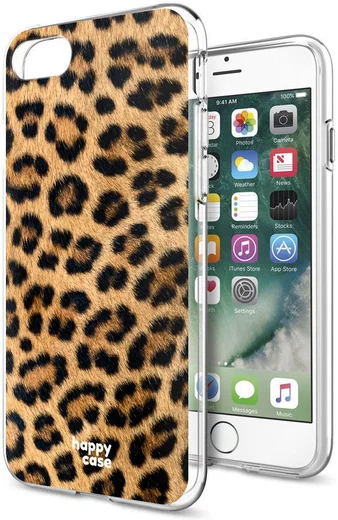 HappyCase Apple iPhone 8 Flexibel TPU Hoesje Wilde Panter Print afbeelding 8