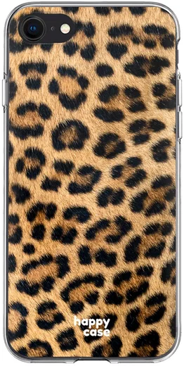 HappyCase Apple iPhone 8 Flexibel TPU Hoesje Wilde Panter Print afbeelding 1
