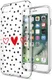 HappyCase Apple iPhone 8 Flexibel TPU Hoesje Stip Hartjes Print afbeelding 6