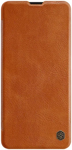 Nillkin Qin Book Samsung Galaxy A71 Hoesje Bruin afbeelding 2