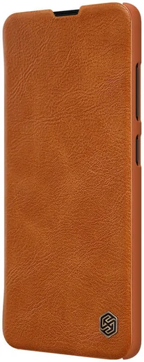 Nillkin Qin Book Samsung Galaxy A71 Hoesje Bruin afbeelding 3