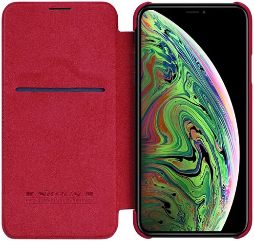 Nillkin Qin Book Apple iPhone 11 Pro Hoesje Rood afbeelding 1