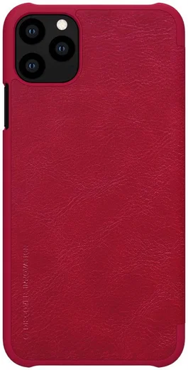 Nillkin Qin Book Apple iPhone 11 Pro Hoesje Rood afbeelding 3