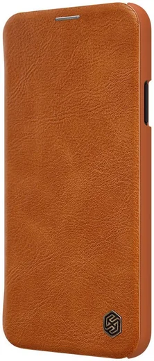 Nillkin Qin Book Apple iPhone 11 Pro Hoesje Bruin afbeelding 4
