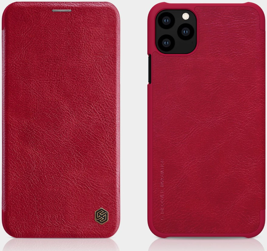 Nillkin Qin Book Apple iPhone 11 Pro Max Hoesje Rood afbeelding 4