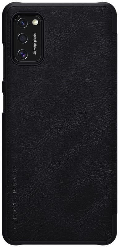Nillkin Samsung Galaxy A41 Qin Leather Case Zwart afbeelding 1