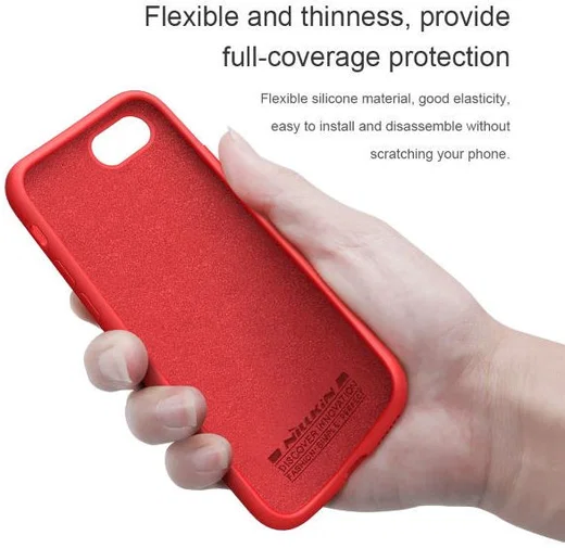 Nillkin Apple iPhone 7 / 8 / SE 2020 Flex Pure Case Zwart afbeelding 7