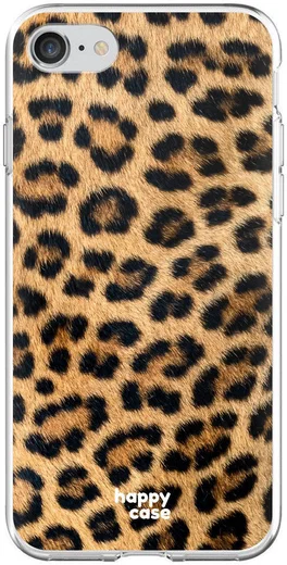 HappyCase iPhone SE 2020/2022 Hoesje Flexibel TPU Wilde Panter Print afbeelding 6