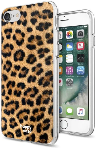 HappyCase iPhone SE 2020/2022 Hoesje Flexibel TPU Wilde Panter Print afbeelding 7