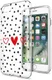 HappyCase iPhone SE 2020/2022 Hoesje Flexibel TPU Stip Hartjes Print afbeelding 6
