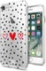 HappyCase iPhone SE 2020/2022 Hoesje Flexibel TPU Stip Hartjes Print afbeelding 5