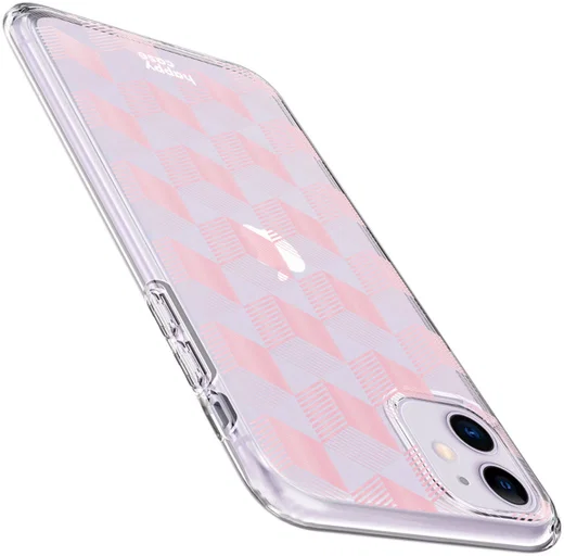 HappyCase Apple iPhone 11 Hoesje Flexibel TPU Blokjes Print afbeelding 4