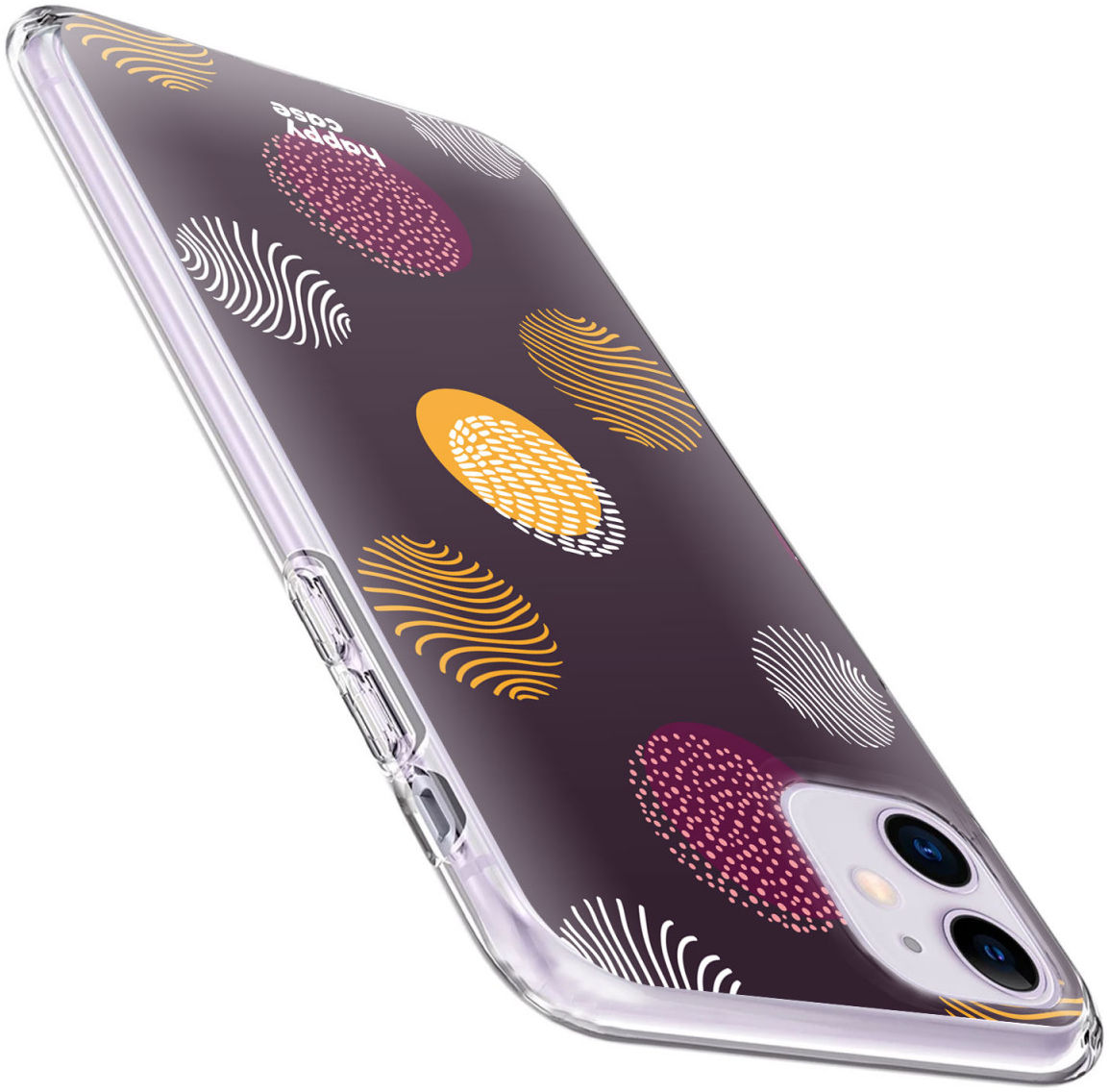 HappyCase Apple iPhone 11 Hoesje Flexibel TPU Cirkels Print afbeelding 4