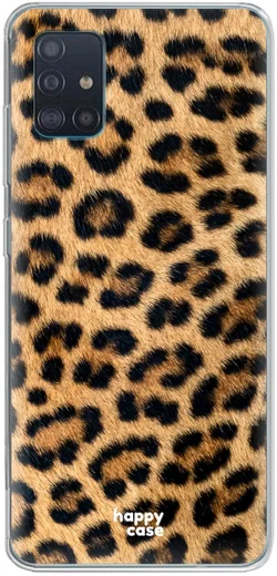 HappyCase Samsung Galaxy A51 Hoesje Flexibel TPU Wilde Panter Print afbeelding 1