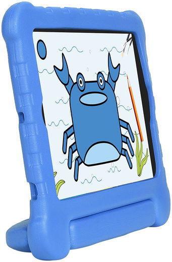 Apple iPad Mini 1/2/3/4/5 Kinder Tablethoes met Handvat Blauw afbeelding 2