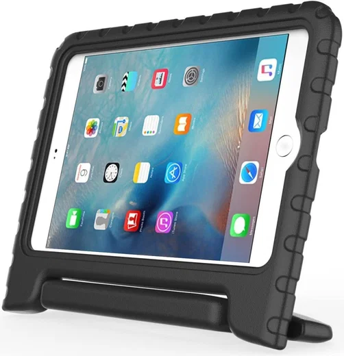 Apple iPad Mini 1/2/3/4/5 Kinder Tablethoes met Handvat Zwart afbeelding 5