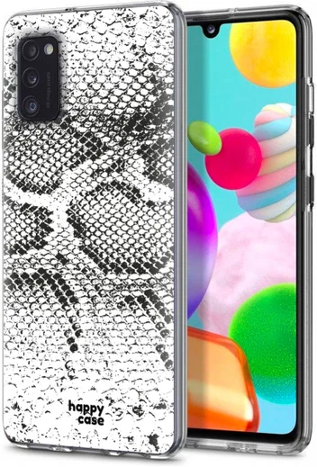 HappyCase Samsung Galaxy A41 Flexibel TPU Hoesje Slangen Print afbeelding 2