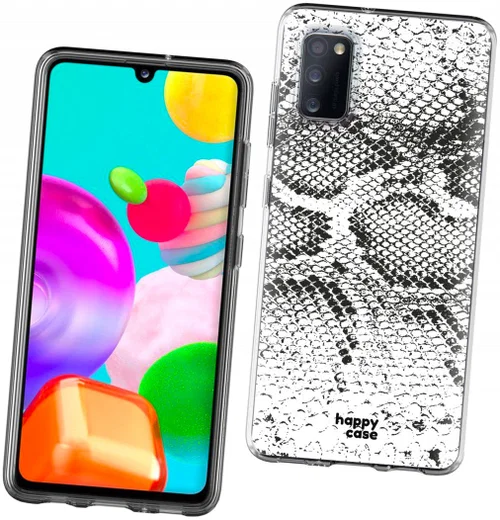 HappyCase Samsung Galaxy A41 Flexibel TPU Hoesje Slangen Print afbeelding 4