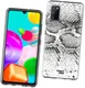 HappyCase Samsung Galaxy A41 Flexibel TPU Hoesje Slangen Print afbeelding 4