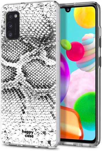 HappyCase Samsung Galaxy A41 Flexibel TPU Hoesje Slangen Print afbeelding 5