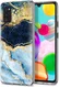 HappyCase Samsung Galaxy A41 Flexibel TPU Hoesje Blue Marble print afbeelding 5