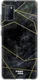 HappyCase Samsung Galaxy A41 Flexibel TPU Hoesje Zwart Marmer print afbeelding 1