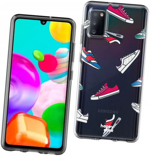 HappyCase Samsung Galaxy A41 Flexibel TPU Hoesje Sneaker print afbeelding 4