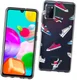 HappyCase Samsung Galaxy A41 Flexibel TPU Hoesje Sneaker print afbeelding 4