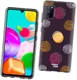 HappyCase Samsung Galaxy A41 Flexibel TPU Hoesje Cirkels print afbeelding 4